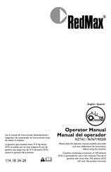 Redmax 96767190200 Operator's Manual