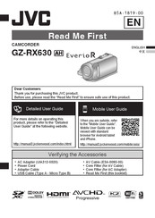 JVC GZ-RX630 Manual