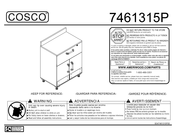 Cosco 7461315P Assembly Instructions Manual