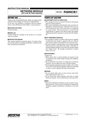 M-system R30NCIE1 Instruction Manual