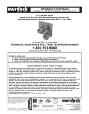 Murdock A152-VR-BF4 Series Installation & Maintenance Instructions Manual