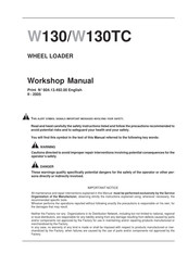 New Holland W130TC Workshop Manual