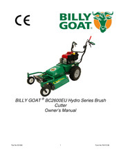 Billy Goat Hydro BC2600EU Series Owner's Manual