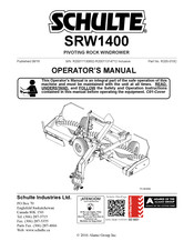 Schulte SRW1400 Operator's Manual