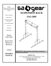 Impex S. A. Gear SAG-2805 Owner's Manual