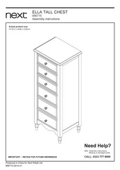 Next ELLA 956715 Assembly Instructions Manual
