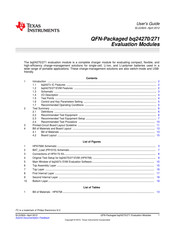 Texas Instruments bq2427 Series User Manual