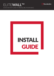 Boundaryline ELITEWALL DuraPanel Manual To Installing