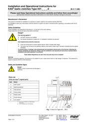 Mayr EAS 437 Series Installation And Operation Instructions