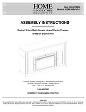 Home Decorators Collection WSFP59ECHD-1 Assembly Instructions Manual