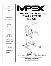Impex IRON GRIP IGS-2215 Owner's Manual