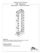 Middle Atlantic Products MK Series Instruction Sheet