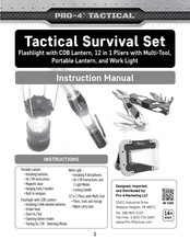 Pro-4 Tactical Tactical Survival Set Instruction Manual