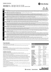 Rockwell Automation Allen-Bradley 1606-XLE240EC Installation Instructions
