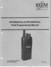 RELM RPU499APIus Field Programming Manual