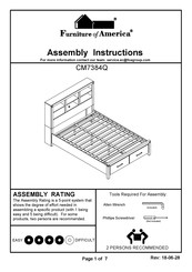 Furniture of America CM7384CK Assembly Instructions Manual