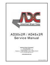 American Dryer Corp. AD45 2R Series Service Manual