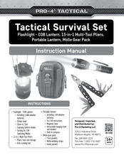 Pro-4 Tactical Tactical Survival Set Instruction Manual