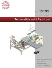 Atlanta 1337DL Technical Manual & Parts Lists