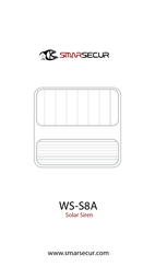 SMARSECUR WS-S8A Manual