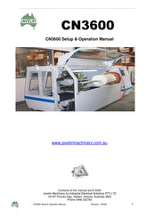 Javelin CN3600 Setup & Operation Manual