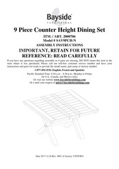 Bayside 2000706 Assembly Instructions Manual