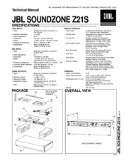 JBL Soundzone Z21S Technical Manual