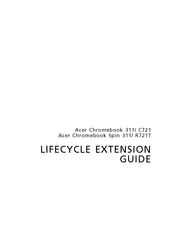 Acer Chromebook Spin 311 Lifecycle Extension Manual