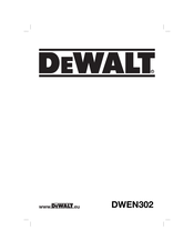 DeWalt DWEN302 Original Instructions Manual