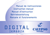 Calypso Watches DIGITAL IKM882A Instruction Manual