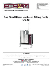 Crown GC-12 Installation & Operation Manual