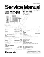 Panasonic SA-HT330EB Service Manual