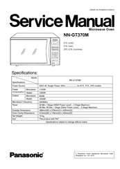 Panasonic NN-GT370M Service Manual