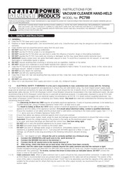 Sealey PC700 Instructions