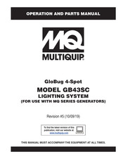 MQ Multiquip GB43SC Operation And Parts Manual