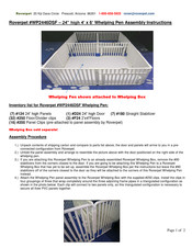 Roverpet WP2446DSF Assembly Instructions