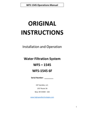 HST WFS-1545 6F Original Instructions Manual
