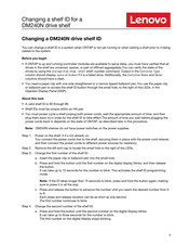 Lenovo DM240N Instructions