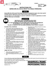 Ingersoll-Rand 8RSM32-EU Instructions For Use Manual