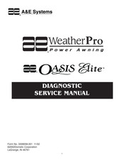 A&E Systems WeatherPro Oasis Elite Diagnostic Service Manual