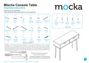Mocka Mischa Assembly Instructions Manual