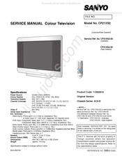 Sanyo CP21XS2-00 Service Manual