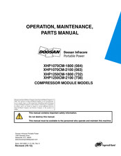 Ingersoll-Rand Doosan XHP1070CM-1800 Operation Maintenance & Parts Manual