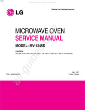 LG MV-1345S Service Manual