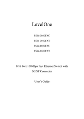 LevelOne FSW-0800FXC User Manual