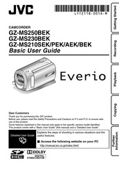 JVC Enverio GZ-MS210 SEK User Manual