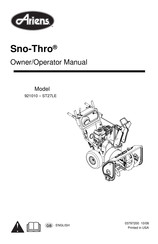 Ariens Sno-Thro 921010-ST27LE Owner's/Operator's Manual