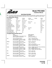 Audiovox Pursuit PRO-9800 Installation Manual