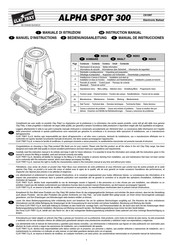 Clay Paky C61097 Instruction Manual
