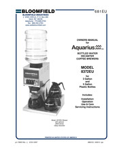 Bloomfield Aquarius 8372EU Owner's Manual